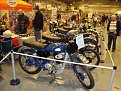 The stand attracted a great deal of interest throughout the weekend, keeping everyone very busy! Lots of new members were signed up too, and regalia sales were brisk. In the foreground is Dave Bradley's superb 1954 20S scrambler.