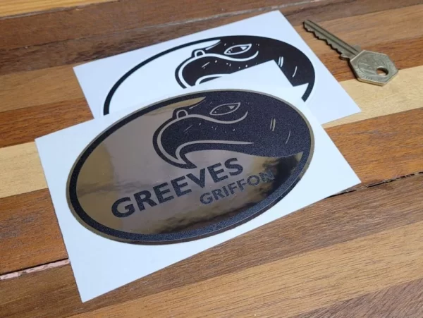 GRA 'Member' - oval with crest, black on silver - Image 2